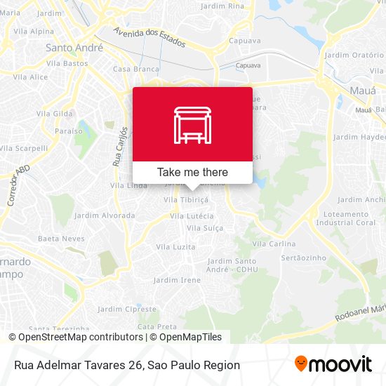 Rua Adelmar Tavares 26 map