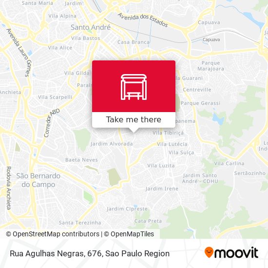 Rua Agulhas Negras, 676 map