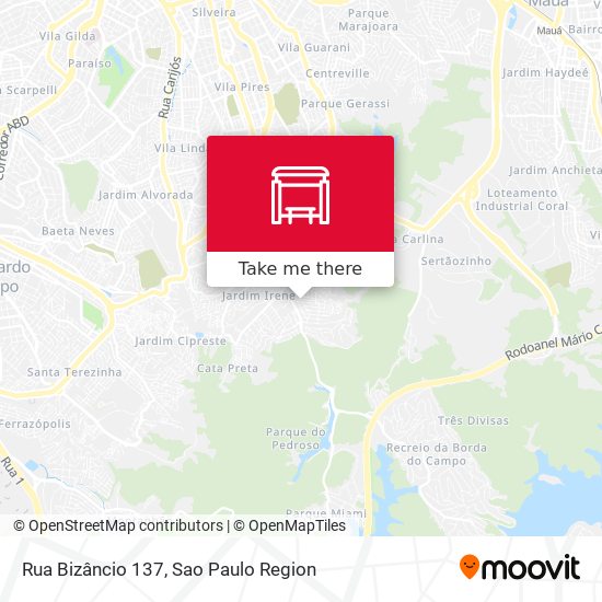 Rua Bizâncio 137 map