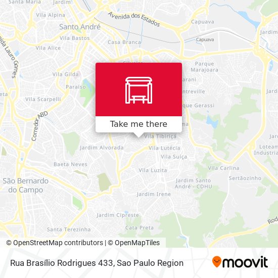 Rua Brasílio Rodrigues 433 map