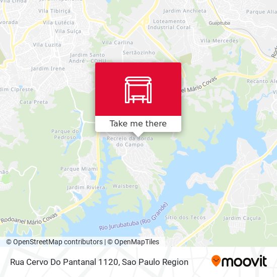Rua Cervo Do Pantanal 1120 map