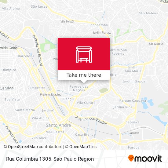 Rua Colúmbia 1305 map