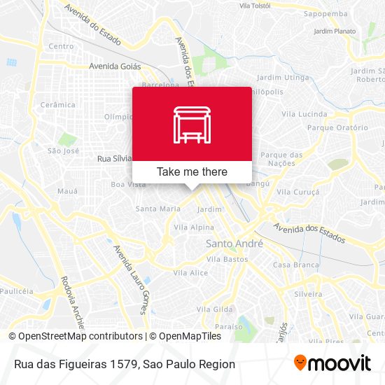 Rua das Figueiras 1579 map