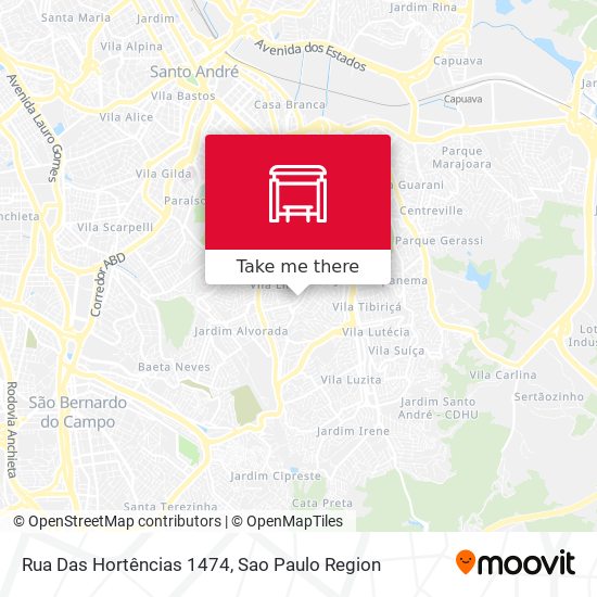 Rua Das Hortências 1474 map