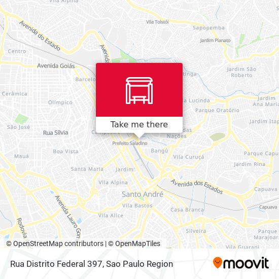 Rua Distrito Federal 397 map