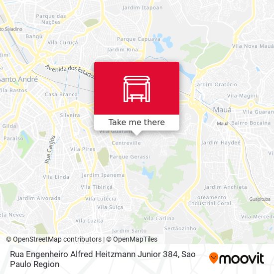 Rua Engenheiro Alfred Heitzmann Junior 384 map
