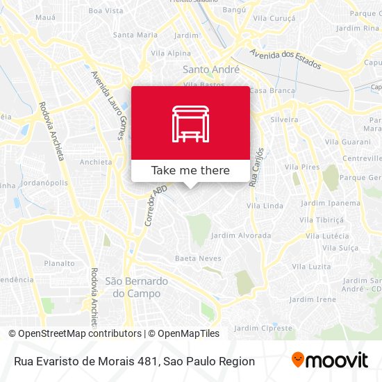Rua Evaristo de Morais 481 map