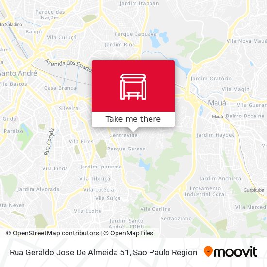 Rua Geraldo José De Almeida 51 map