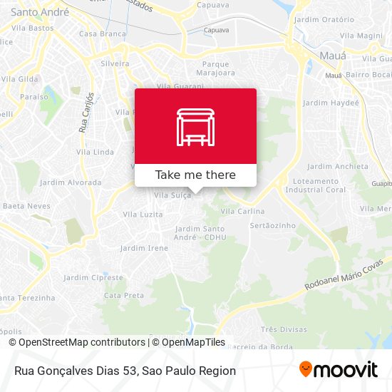 Rua Gonçalves Dias 53 map