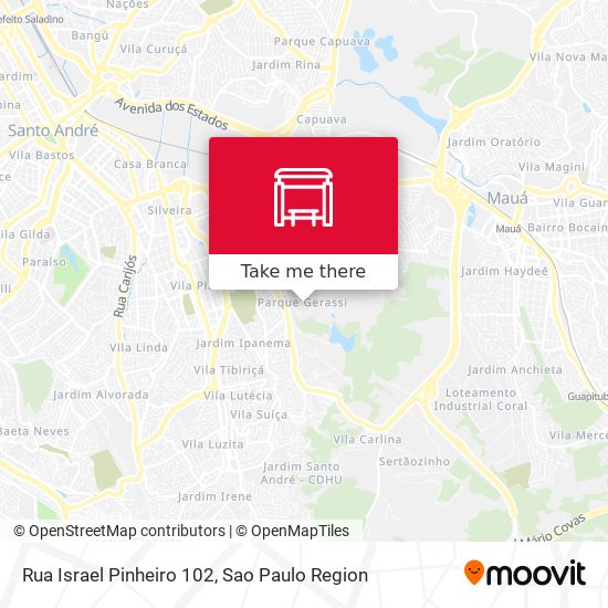 Rua Israel Pinheiro 102 map