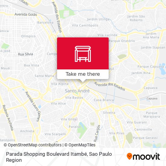 Parada Shopping Boulevard Itambé map