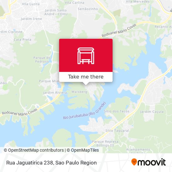 Rua Jaguatirica 238 map