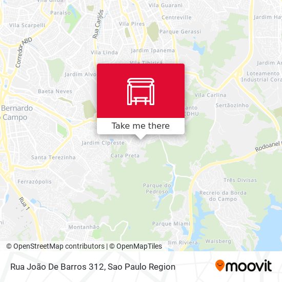 Rua João De Barros 312 map
