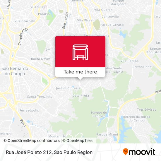 Rua José Poleto 212 map