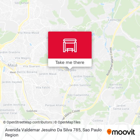 Avenida Valdemar Jesuíno Da Silva 785 map