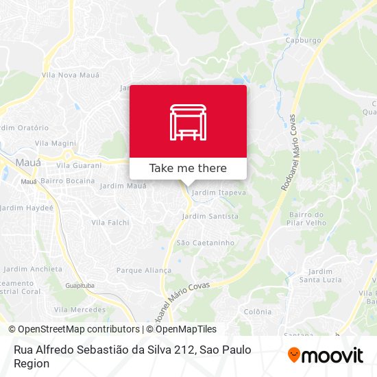 Rua Alfredo Sebastião da Silva 212 map