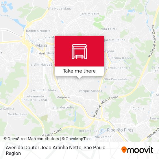 Avenida Doutor João Aranha Netto map