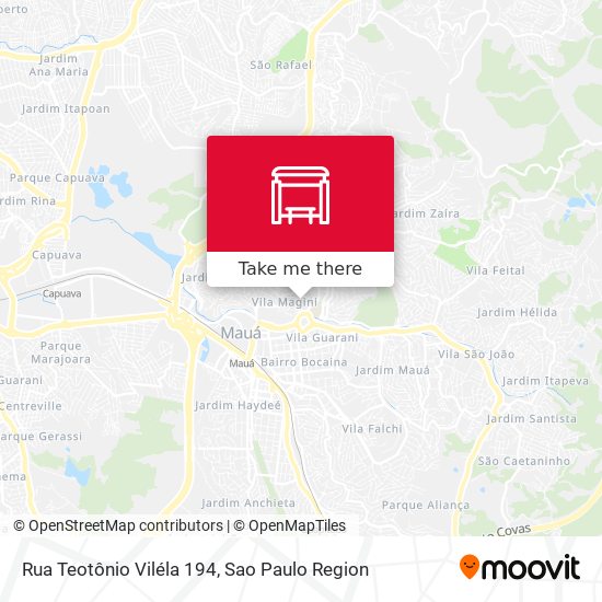 Rua Teotônio Viléla 194 map
