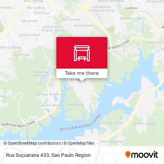 Rua Suçuarana 433 map