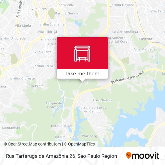 Rua Tartaruga da Amazônia 26 map
