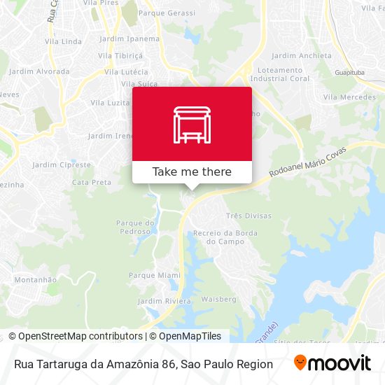 Rua Tartaruga da Amazônia 86 map