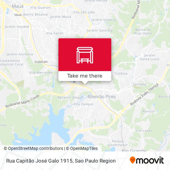 Rua Capitão José Galo 1915 map