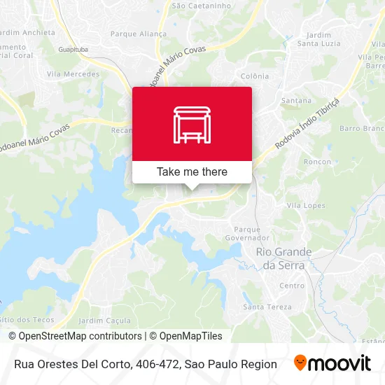 Rua Orestes Del Corto, 406-472 map