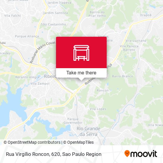Rua Virgílio Roncon, 620 map