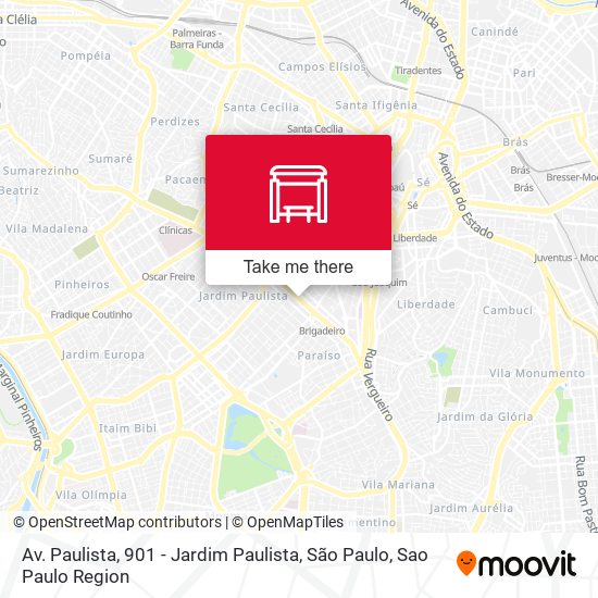 Mapa Av. Paulista, 901 - Jardim Paulista, São Paulo