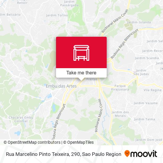 Mapa Rua Marcelino Pinto Teixeira, 290