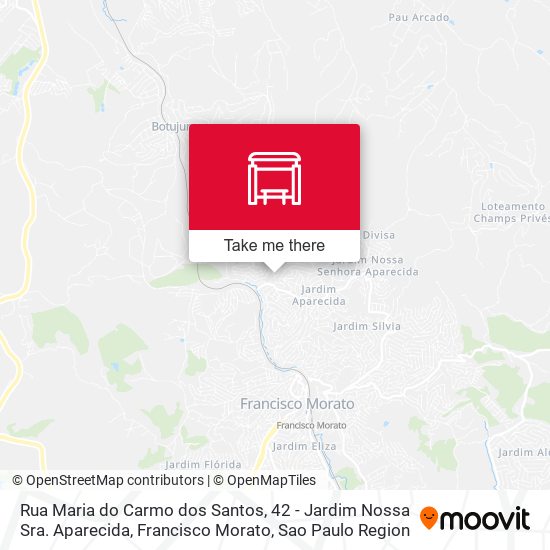 Rua Maria do Carmo dos Santos, 42 - Jardim Nossa Sra. Aparecida, Francisco Morato map