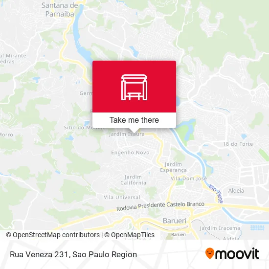 Rua Veneza 231 map