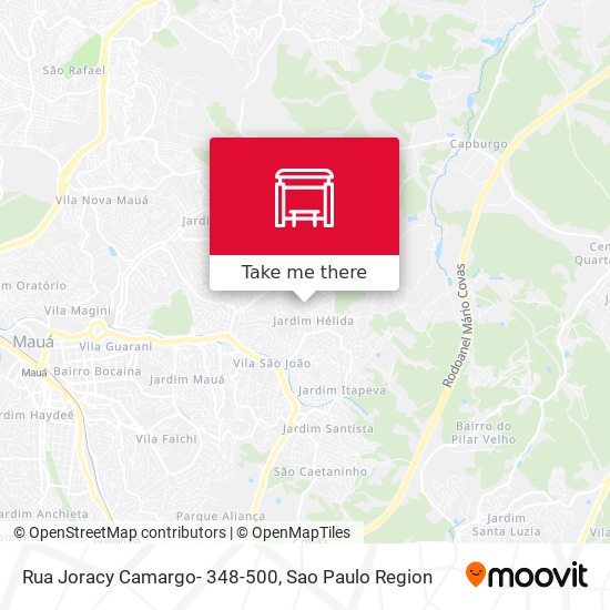 Rua Joracy Camargo- 348-500 map