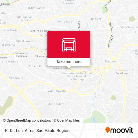 R. Dr. Luiz Aires map