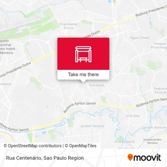 Rua Centenário map