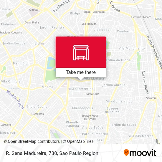 R. Sena Madureira, 730 map