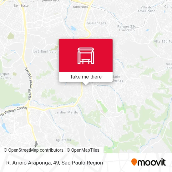 R. Arroio Araponga, 49 map