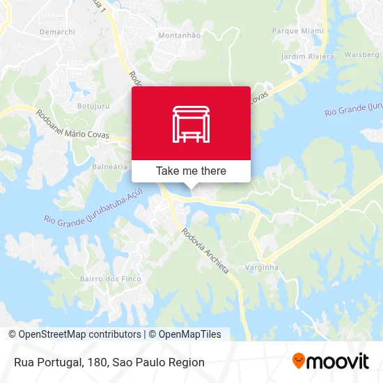 Rua Portugal, 180 map