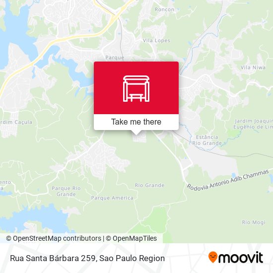 Rua Santa Bárbara 259 map