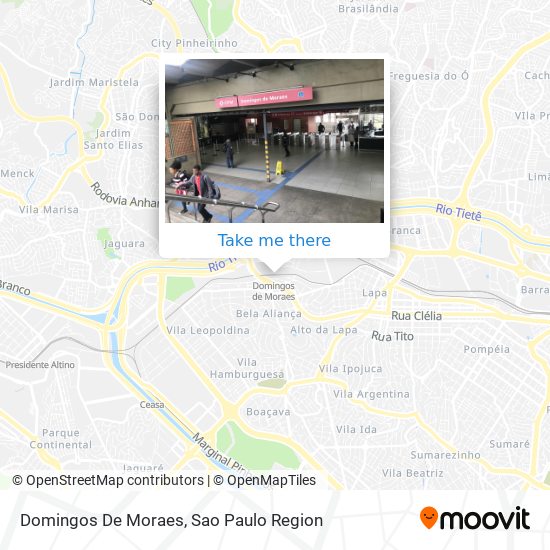 Domingos De Moraes map