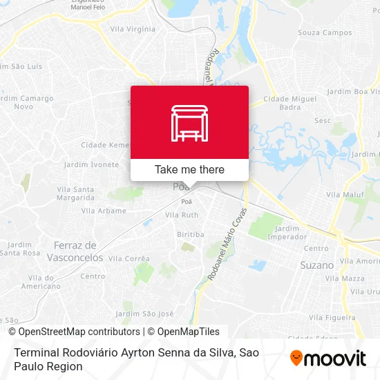 Terminal Rodoviário Ayrton Senna da Silva map