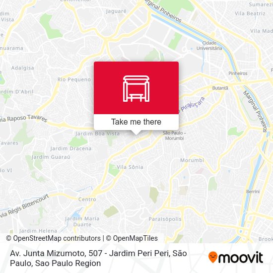 Av. Junta Mizumoto, 507 - Jardim Peri Peri, São Paulo map