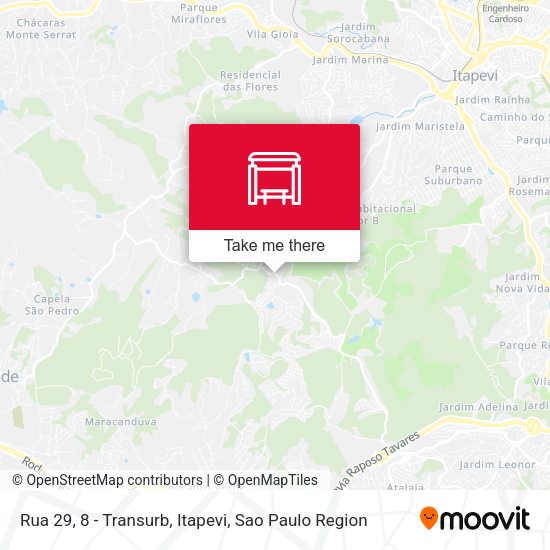 Rua 29, 8 - Transurb, Itapevi map