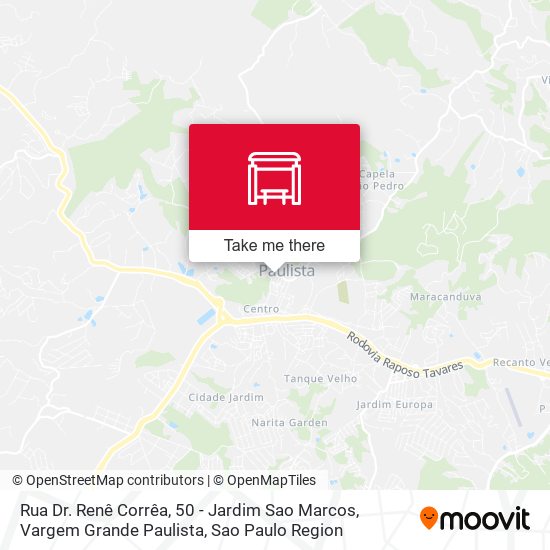 Rua Dr. Renê Corrêa, 50 - Jardim Sao Marcos, Vargem Grande Paulista map