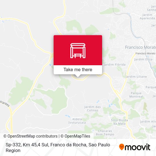 Sp-332, Km 45,4 Sul, Franco da Rocha map