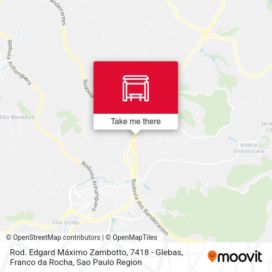 Rod. Edgard Máximo Zambotto, 7418 - Glebas, Franco da Rocha map