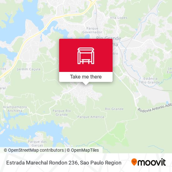 Estrada Marechal Rondon 236 map