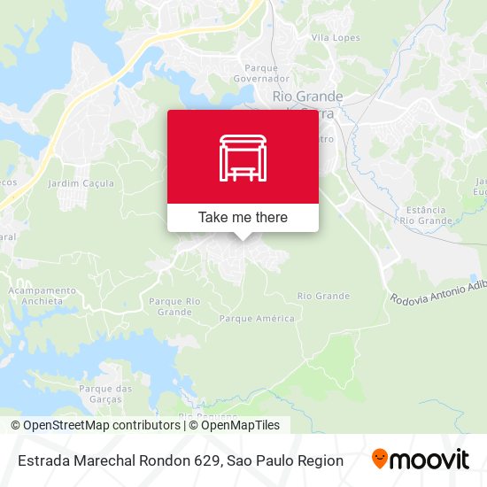 Estrada Marechal Rondon 629 map