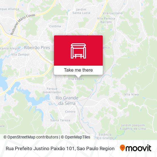 Rua Prefeito Justino Paixão 101 map