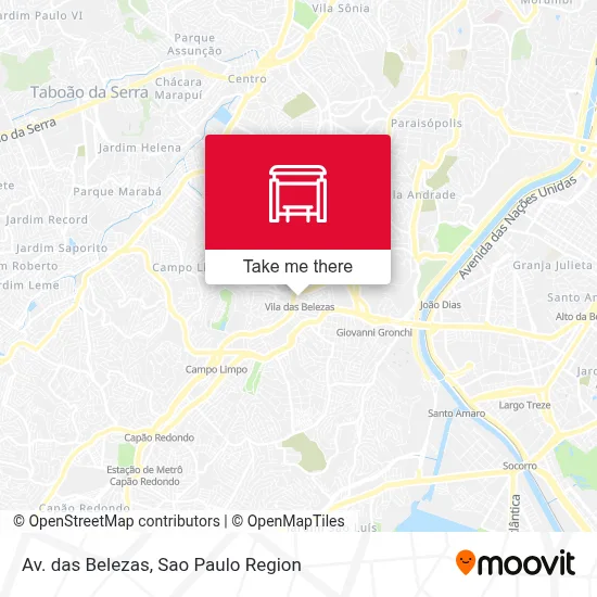 Av. das Belezas map